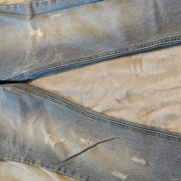 Vintage Bullhead Laguna boot cut distressed light blue jean. Size 5 - Picture 5 of 7
